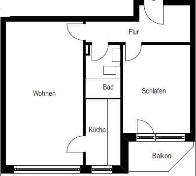 2 bedroom flat to rent, 56 m², Thiedeweg 28, Hamburg, Hamburg 2 bedroom flat to rent, 56 m², Thiedeweg 28, Hamburg, Hamburg