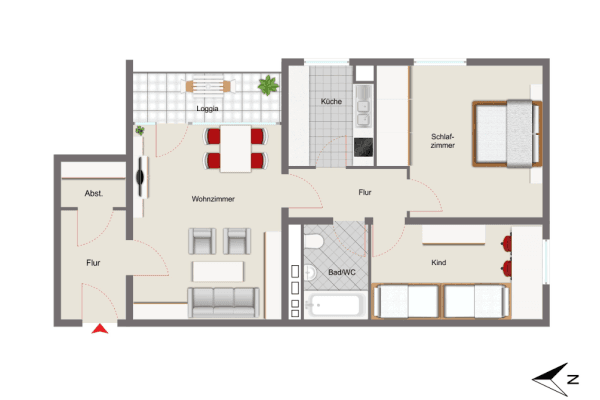 3 bedroom flat to rent, 74 m², Franz-Fackler-Straße 6, München, Bavaria 3 bedroom flat to rent, 74 m², Franz-Fackler-Straße 6, München, Bavaria