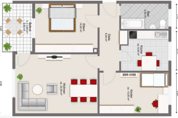 3 bedroom flat to rent, 71 m², Am Lainbach 19, Kochel am See, Bavaria 3 bedroom flat to rent, 71 m², Am Lainbach 19, Kochel am See, Bavaria