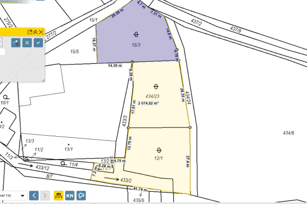 plot for sale, 2,088 m², Bezinková, Praha plot for sale, 2,088 m², Bezinková, Praha