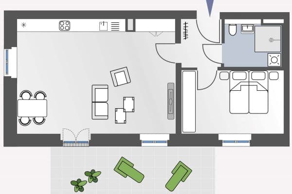 2 bedroom flat to rent, 67 m², Metropolitan Park 22, Berlin, Berlin 2 bedroom flat to rent, 67 m², Metropolitan Park 22, Berlin, Berlin