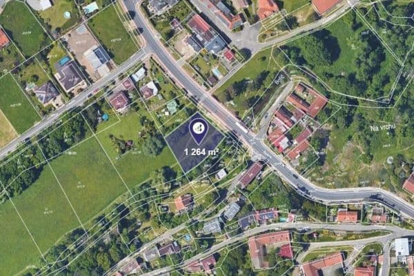 plot for sale, 1,264 m², Praha plot for sale, 1,264 m², Praha