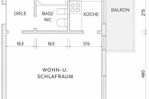 1 bedroom flat to rent, 39 m², Wimpfener Straße 15, Neckarsulm-Obereisesheim 1 bedroom flat to rent, 39 m², Wimpfener Straße 15, Neckarsulm-Obereisesheim