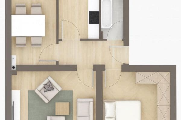 2 bedroom with open-plan kitchen flat for sale, 59 m², Essen, North Rhine-Westphalia 2 bedroom with open-plan kitchen flat for sale, 59 m², Essen, North Rhine-Westphalia