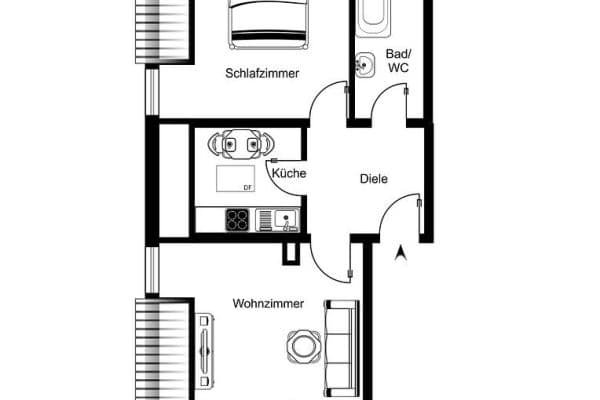 2 bedroom flat for sale, 43 m², Kernerstr., Stuttgart, Baden-Württemberg 2 bedroom flat for sale, 43 m², Kernerstr., Stuttgart, Baden-Württemberg