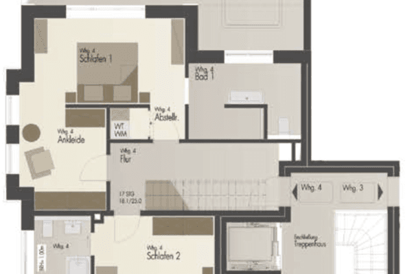 2 bedroom with open-plan kitchen flat to rent, 190 m², Am Jungfernsee, Brandenburg - Potsdam 2 bedroom with open-plan kitchen flat to rent, 190 m², Am Jungfernsee, Brandenburg - Potsdam