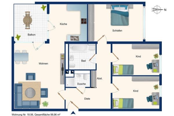 4 bedroom flat to rent, 101 m², Aristide-Briand-Str. 18, Herzogenaurach 4 bedroom flat to rent, 101 m², Aristide-Briand-Str. 18, Herzogenaurach