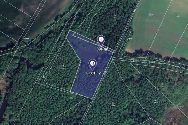 plot for sale, 5,214 m², Lázně Bohdaneč plot for sale, 5,214 m², Lázně Bohdaneč