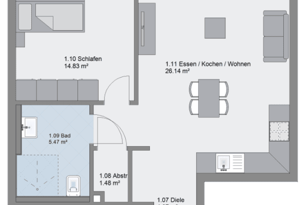 2 bedroom flat for sale, 57 m², Hamburg, Hamburg 2 bedroom flat for sale, 57 m², Hamburg, Hamburg
