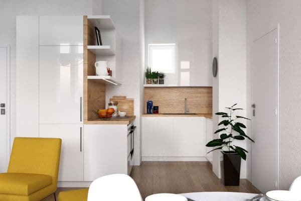 2 bedroom with open-plan kitchen flat for sale, 64 m², Novobranská, Brno 2 bedroom with open-plan kitchen flat for sale, 64 m², Novobranská, Brno