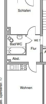 2 bedroom flat to rent, 43 m², Sperberstraße 19, Nürnberg 2 bedroom flat to rent, 43 m², Sperberstraße 19, Nürnberg