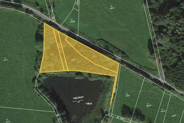 plot for sale, 4,345 m², Oselce, Plzeňský Region plot for sale, 4,345 m², Oselce, Plzeňský Region