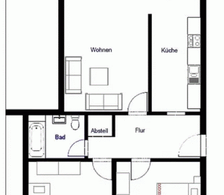 2 bedroom with open-plan kitchen flat for sale, 92 m², Montabaurer Str. 21, Frankfurt, Hesse 2 bedroom with open-plan kitchen flat for sale, 92 m², Montabaurer Str. 21, Frankfurt, Hesse