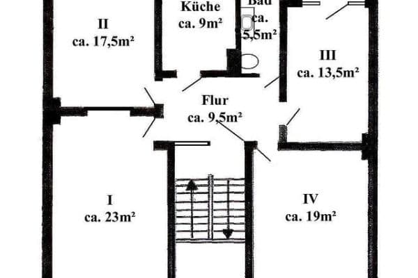 4 bedroom flat to rent, 102 m², Hildesheim 4 bedroom flat to rent, 102 m², Hildesheim