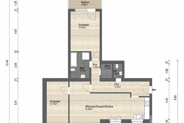 2 bedroom with open-plan kitchen flat for sale, 91 m², Bad Reichenhall, Bavaria 2 bedroom with open-plan kitchen flat for sale, 91 m², Bad Reichenhall, Bavaria