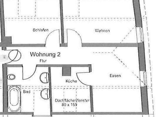 3 bedroom flat to rent, 55 m², Kübelmarkt 30, Bruchsal 3 bedroom flat to rent, 55 m², Kübelmarkt 30, Bruchsal