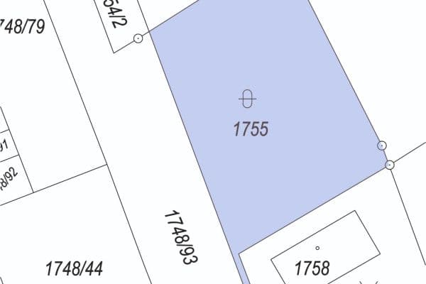 plot for sale, 547 m², Na Záhonech, Praha plot for sale, 547 m², Na Záhonech, Praha