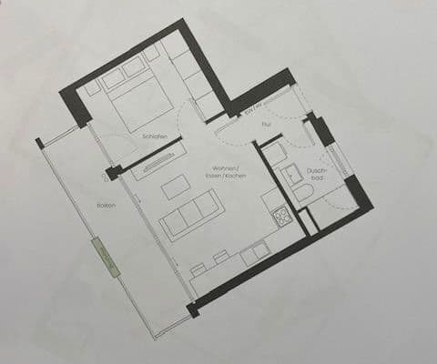 2 bedroom flat to rent, 44 m², Hermine-von-Parish-Str. 49, München, Bavaria 2 bedroom flat to rent, 44 m², Hermine-von-Parish-Str. 49, München, Bavaria