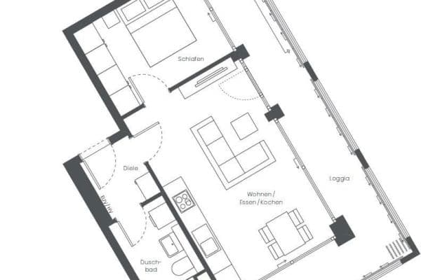 2 bedroom flat to rent, 56 m², Hermine-von-Parish-Str. 43, München, Bavaria 2 bedroom flat to rent, 56 m², Hermine-von-Parish-Str. 43, München, Bavaria