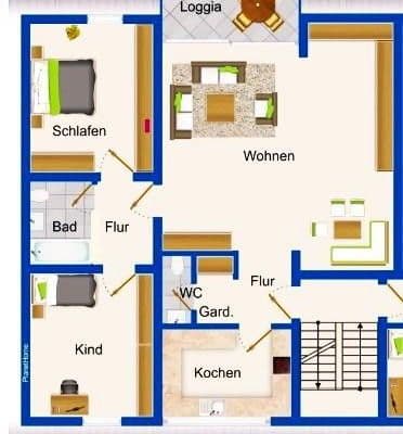 3 bedroom flat to rent, 105 m², Hugenottenallee 95-97, Neu-Isenburg 3 bedroom flat to rent, 105 m², Hugenottenallee 95-97, Neu-Isenburg