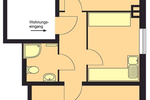 2 bedroom flat to rent, 47 m², Kiel, Schleswig-Holstein 2 bedroom flat to rent, 47 m², Kiel, Schleswig-Holstein
