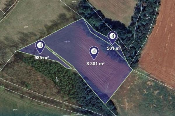 plot for sale, 1,223 m², Netvořice, Středočeský Region plot for sale, 1,223 m², Netvořice, Středočeský Region