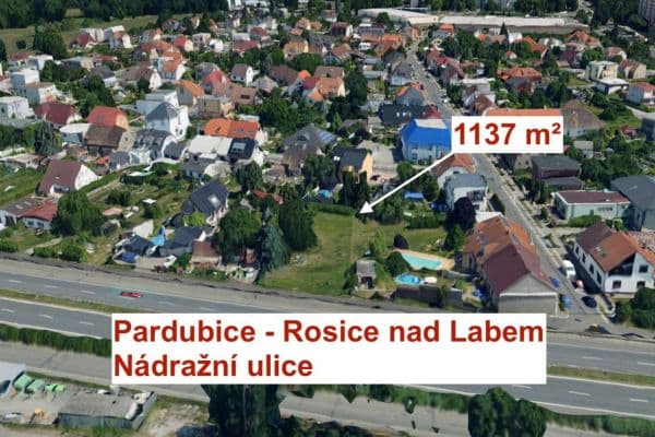 plot for sale, 1,137 m², Tolarova, Pardubice plot for sale, 1,137 m², Tolarova, Pardubice
