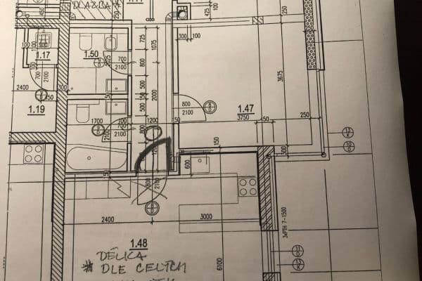 2 bedroom with open-plan kitchen flat to rent, 87 m², Menšíkova, Brno 2 bedroom with open-plan kitchen flat to rent, 87 m², Menšíkova, Brno