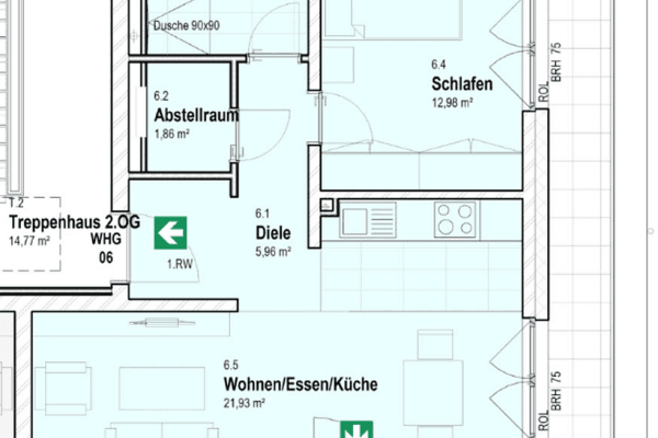 2 bedroom flat to rent, 60 m², Blankenfelde-Mahlow 2 bedroom flat to rent, 60 m², Blankenfelde-Mahlow