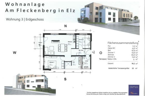 3 bedroom flat to rent, 97 m², Am Fleckenberg 1, Elz 3 bedroom flat to rent, 97 m², Am Fleckenberg 1, Elz
