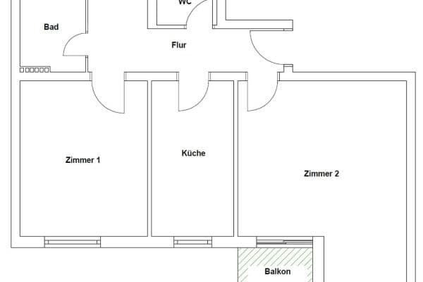 2 bedroom flat for sale, 60 m², Germering, Bavaria 2 bedroom flat for sale, 60 m², Germering, Bavaria