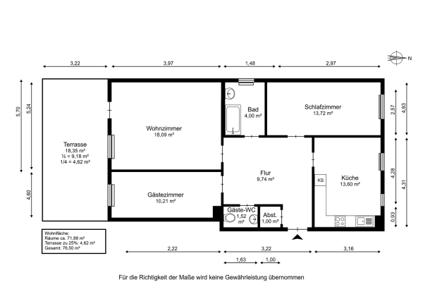 2 bedroom with open-plan kitchen flat for sale, 77 m², Treptower Strassse 92, Hamburg, Hamburg 2 bedroom with open-plan kitchen flat for sale, 77 m², Treptower Strassse 92, Hamburg, Hamburg