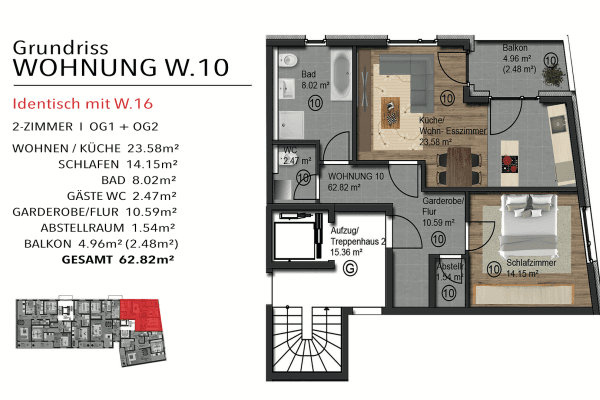 2 bedroom flat to rent, 63 m², Barbarossastrasse 12, Hanau 2 bedroom flat to rent, 63 m², Barbarossastrasse 12, Hanau