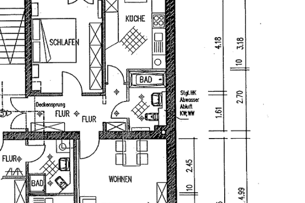 2 bedroom flat to rent, 60 m², Schneeberger Straße 4, Chemnitz 2 bedroom flat to rent, 60 m², Schneeberger Straße 4, Chemnitz