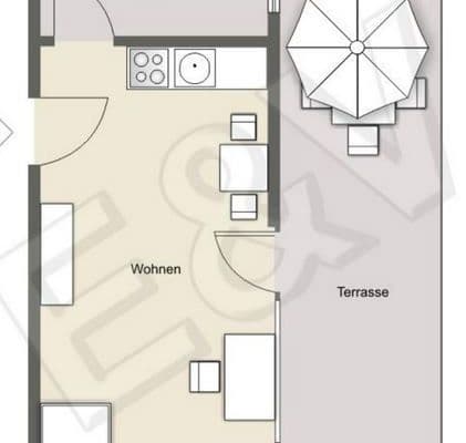 1 bedroom flat to rent, 33 m², Goethestraße 23, Ingolstadt, Bavaria 1 bedroom flat to rent, 33 m², Goethestraße 23, Ingolstadt, Bavaria