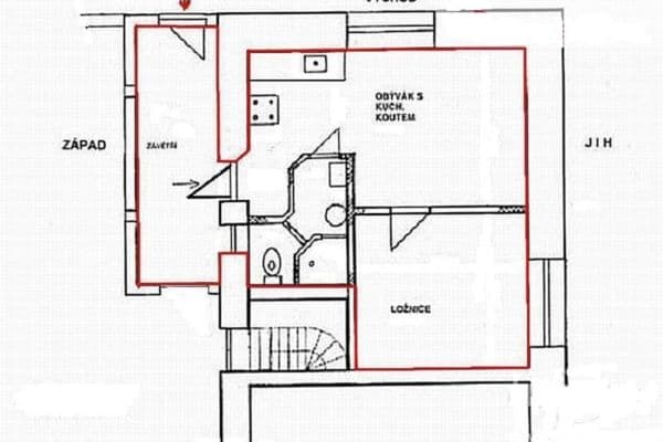 1 bedroom with open-plan kitchen flat to rent, 55 m², Pod Kostelem, Mochov 1 bedroom with open-plan kitchen flat to rent, 55 m², Pod Kostelem, Mochov