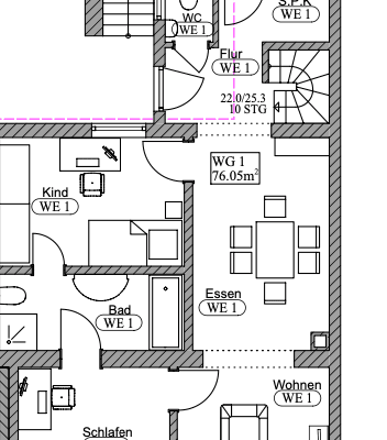 2 bedroom with open-plan kitchen flat to rent, 77 m², Nähe Weststraße, Bönen 2 bedroom with open-plan kitchen flat to rent, 77 m², Nähe Weststraße, Bönen