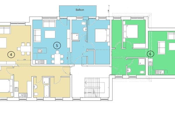 1 bedroom with open-plan kitchen flat to rent, 64 m², Bamberger Straße 23, Hirschaid 1 bedroom with open-plan kitchen flat to rent, 64 m², Bamberger Straße 23, Hirschaid