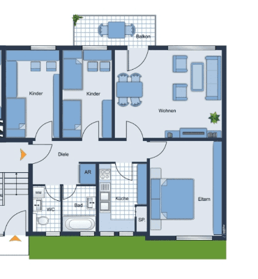 4 bedroom flat to rent, 85 m², Rosenauerstraße 46, Coburg 4 bedroom flat to rent, 85 m², Rosenauerstraße 46, Coburg