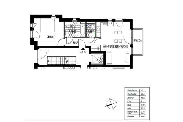 2 bedroom flat to rent, 61 m², Kaskadenpark, Hamburg, Hamburg 2 bedroom flat to rent, 61 m², Kaskadenpark, Hamburg, Hamburg