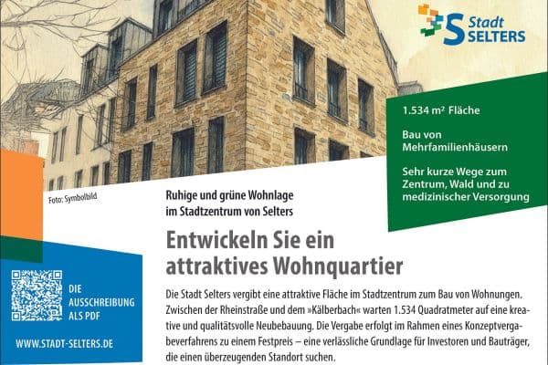 plot for sale, 1,534 m², Bleichgasse 6 u. Rheinstraße 8a + 10, Selters/Ww plot for sale, 1,534 m², Bleichgasse 6 u. Rheinstraße 8a + 10, Selters/Ww