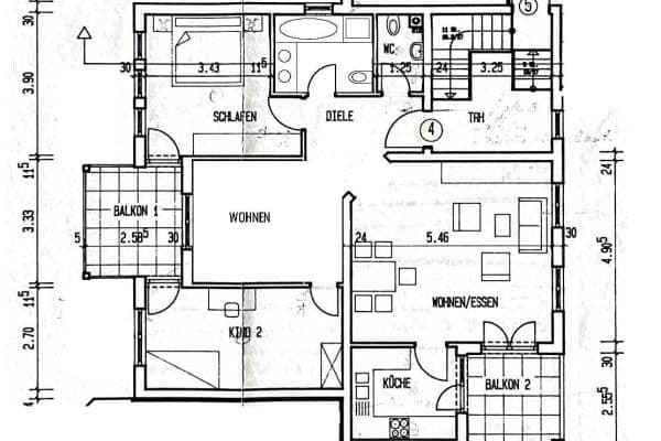 2 bedroom with open-plan kitchen flat to rent, 94 m², Inzlingen 2 bedroom with open-plan kitchen flat to rent, 94 m², Inzlingen