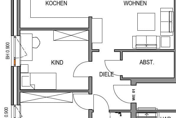 3 bedroom flat for sale, 89 m², Feldstraße 5, Beckum, North Rhine-Westphalia 3 bedroom flat for sale, 89 m², Feldstraße 5, Beckum, North Rhine-Westphalia