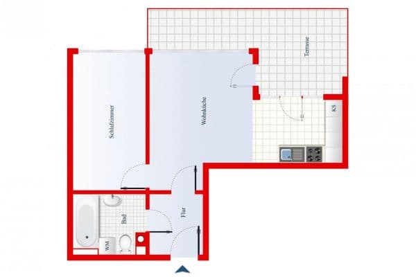 2 bedroom flat for sale, 40 m², Kaiserstrasse 63, Wien, Vienna 2 bedroom flat for sale, 40 m², Kaiserstrasse 63, Wien, Vienna