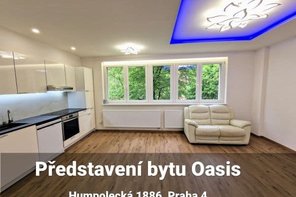 1 bedroom with open-plan kitchen flat to rent, 43 m², Humpolecká, Praha 1 bedroom with open-plan kitchen flat to rent, 43 m², Humpolecká, Praha