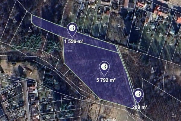 plot for sale, 3,779 m², Červený Kostelec, Královéhradecký Region plot for sale, 3,779 m², Červený Kostelec, Královéhradecký Region