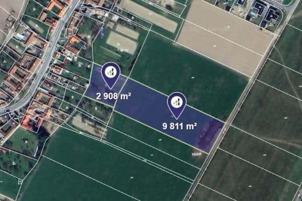plot for sale, 1,596 m², Němčice plot for sale, 1,596 m², Němčice
