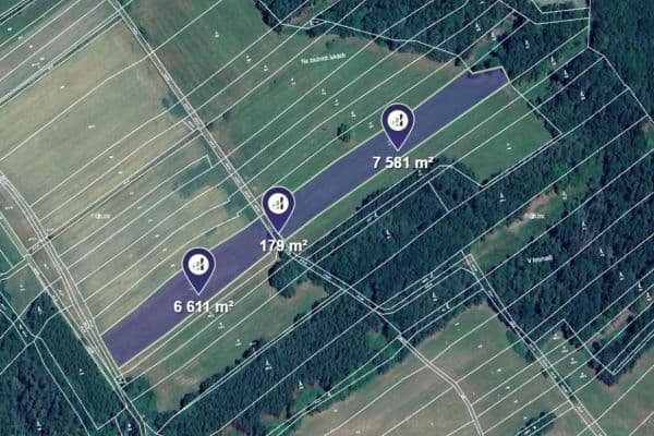 plot for sale, 14,371 m², Ježovy, Plzeňský Region plot for sale, 14,371 m², Ježovy, Plzeňský Region