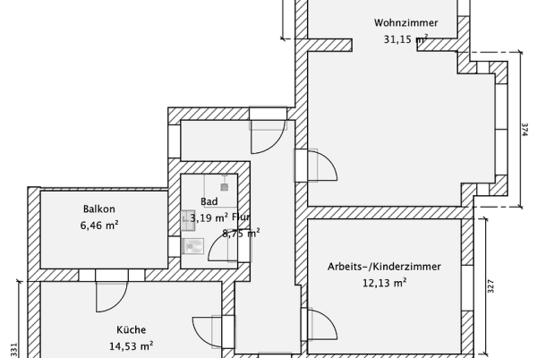 2 bedroom with open-plan kitchen flat to rent, 89 m², Dohne 14, Mülheim an der Ruhr 2 bedroom with open-plan kitchen flat to rent, 89 m², Dohne 14, Mülheim an der Ruhr