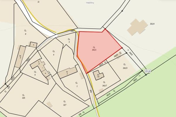 plot for sale, 1,657 m², Načešice plot for sale, 1,657 m², Načešice